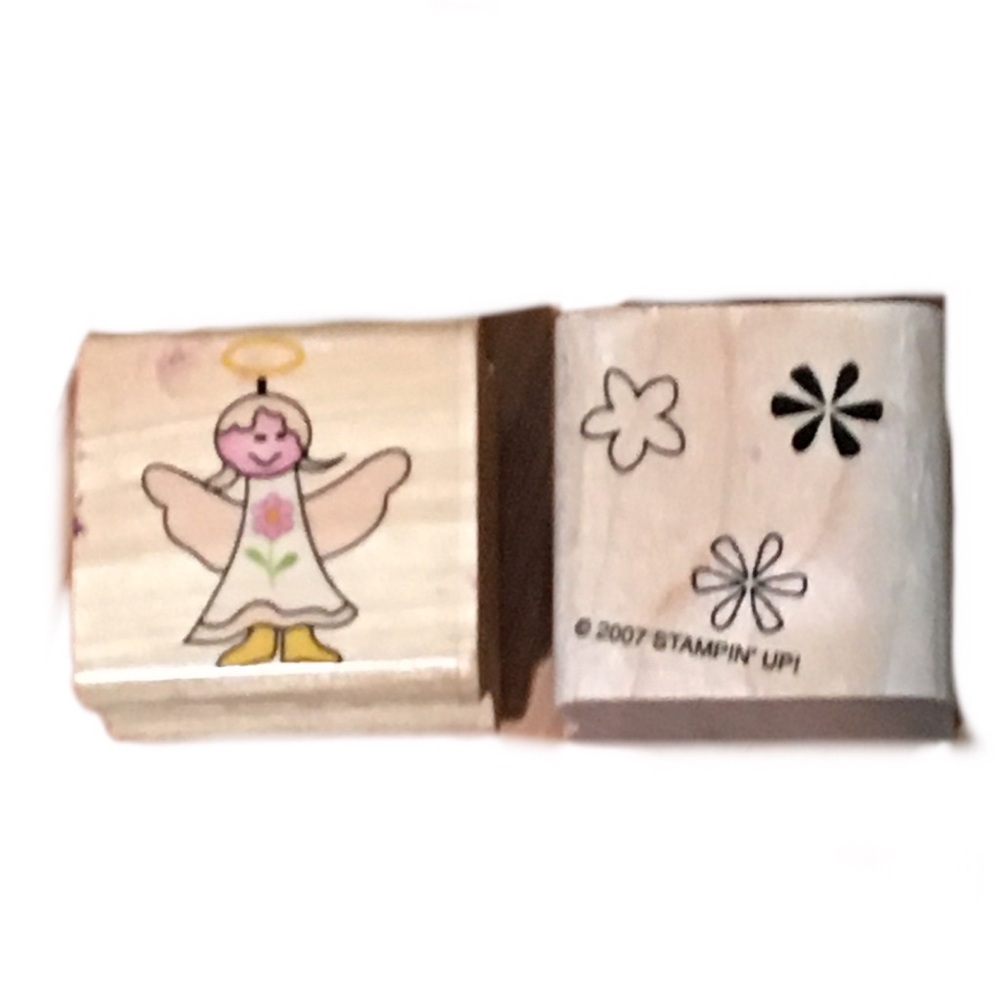 Stampin' Up! Angel and Flower Stamps